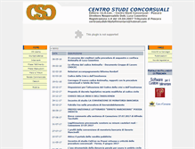 Tablet Screenshot of centrostudiconcorsuali.it